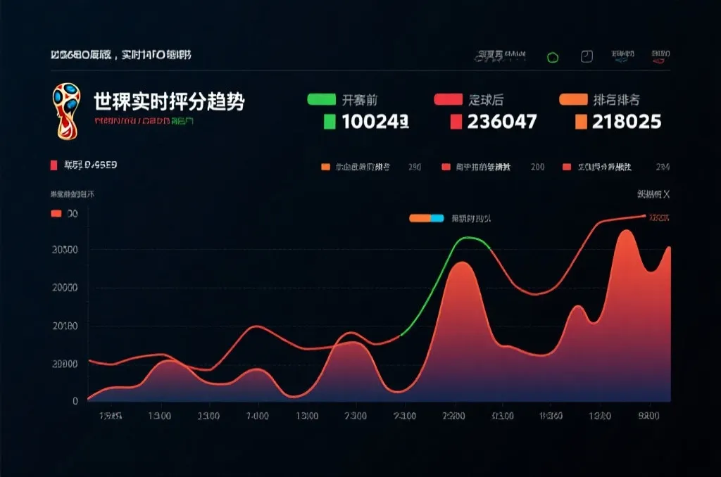 墨西哥队世界杯实时积分走势面板,展示比赛过程中的积分变化